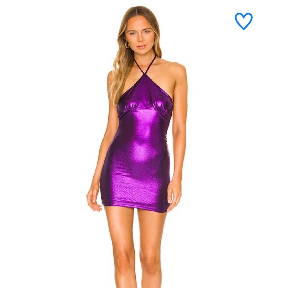 Superdown Amanda halter mini dress